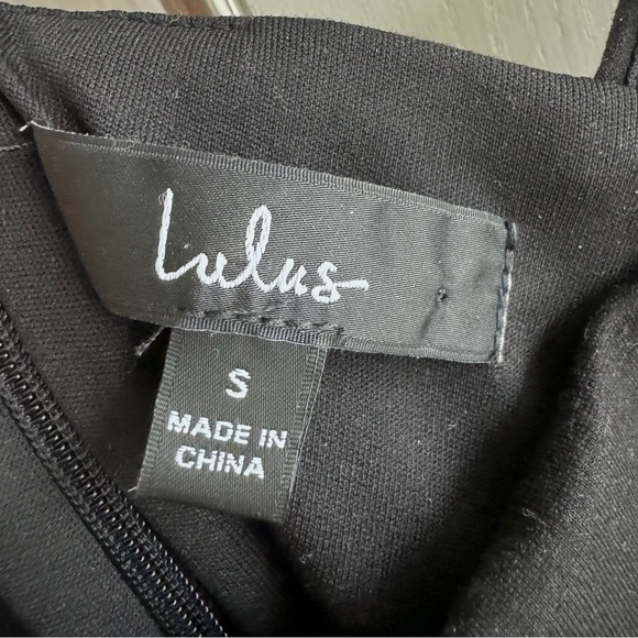 Lulu’s “Baby You’re The One” Black Bodycon Midi Dress - Picture 5 of 7
